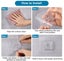30 Sets Double-Sided Adhesive Wall Hooks - Utility Hanger Suction Cup Holders Carousel 3
