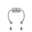 Magnetic Non-Piercing Nose Ring Fake Septum Segment Womens Mens Body Jewelry Carousel 10