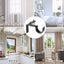 4pc Curtain Pole Brackets No Drill Curtain Rod Holder Into Wooden Window Frame Carousel 4