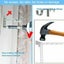 4pc Curtain Pole Brackets No Drill Curtain Rod Holder Into Wooden Window Frame Carousel 7