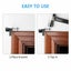 4pc Curtain Pole Brackets No Drill Curtain Rod Holder Into Wooden Window Frame Carousel 8