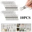 10pcs Long Tail Clip Clamp Clothes Pegs Stainless Steel Pins Hooks Hanging Clips Carousel 1