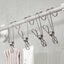 10pcs Long Tail Clip Clamp Clothes Pegs Stainless Steel Pins Hooks Hanging Clips Carousel 2