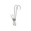 10pcs Long Tail Clip Clamp Clothes Pegs Stainless Steel Pins Hooks Hanging Clips Carousel 7