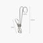 10pcs Long Tail Clip Clamp Clothes Pegs Stainless Steel Pins Hooks Hanging Clips Carousel 9