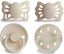Frigg: Baby's First Pacifier 4 Pack - Moonlight Sailing Cream (0-6 months) Carousel 1
