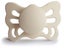 Frigg: Baby's First Pacifier 4 Pack - Floral Heart Cream (0-6 months) Carousel 3