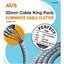 AVS CM2215B Cable Management - 22mm - 1.5m - Black [CM2215B] Carousel 1