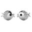 18K White Gold Fish Earrings "Neptune" Carousel 1
