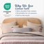Dreamaker Kumiko 100% Cotton Reversible Duvet Cover Set Grey Double Bed Carousel 4
