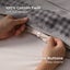 Dreamaker Kumiko 100% Cotton Reversible Duvet Cover Set Grey Double Bed Carousel 5