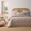 Dreamaker Kumiko 100% Cotton Reversible Duvet Cover Set Grey Double Bed Carousel 8