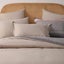 Dreamaker Kumiko 100% Cotton Reversible Duvet Cover Set Grey Double Bed Carousel 10