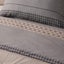 Dreamaker Kumiko 100% Cotton Reversible Duvet Cover Set Grey Double Bed Carousel 12