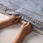 Dreamaker Kumiko 100% Cotton Reversible Duvet Cover Set Blue Single Bed Carousel 13