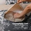 Dreamaker Felicity 100% Cotton Reversible Duvet Cover Set Charcoal Queen Bed Carousel 3