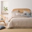 Dreamaker Felicity 100% Cotton Reversible Duvet Cover Set Charcoal Queen Bed Carousel 8