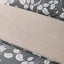 Dreamaker Felicity 100% Cotton Reversible Duvet Cover Set Charcoal Queen Bed Carousel 12