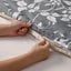Dreamaker Felicity 100% Cotton Reversible Duvet Cover Set Charcoal Queen Bed Carousel 13