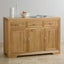 Chamfer Natural Solid Oak Large Sideboard Carousel 5
