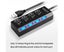 4-Port USB 2.0 Hub with Individual LED Lit Power Switches Ultra Slim P Carousel 4