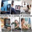 Full HD 1080P Webcam with Microphone Laptop Desktop MAC Camera USB Windows IOS Carousel 8