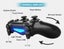 Bluetooth Wireless Dual Shock Gamepad Controller for PS4 - Transparent Blue Carousel 3