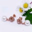 Rose Gold Pearl Drop Earring "Rosalie" Carousel 3