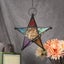 iron art candle holder Moroco Iron Style Coloured Glasses Lantern Garden Outdoor Carousel 1