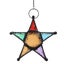 iron art candle holder Moroco Iron Style Coloured Glasses Lantern Garden Outdoor Carousel 5