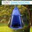 Hanging Tent Swing, Kids’ Outdoor Swing Tent, nest swing with removable cover Carousel 4