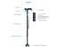 Elderly Adjustable L-ED Walking Cane FM Radio Walking Stick Carousel 5