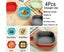 4Pcs Air Fryer Silicone Reusable Liners Square Air Fryers Oven Accessories Carousel 3