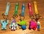 5 Styles Disney Toy Story Cartoon PVC 3D Bag Hanger Pendant Keychains Key Rings Carousel 6