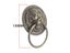1pc Antique Brass Lion Head Door Knocker Auspicious Small Pull Ring Solid Wood Carousel 7