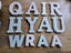 Home decor wooden letters Carousel 1