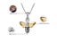 925 Sterling Silver Handmade Honey Bee Pendant For Women Gift Carousel 6