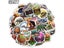 50 PCS Camping Travel Stickers Wilderness Adventure Outdoor Landscape Carousel 1