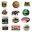50 PCS Camping Travel Stickers Wilderness Adventure Outdoor Landscape Carousel 4