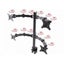 Loctek Eco Mount, 10"-30" Quad Monitors Ergonomic Swivel Arm - VESA 75 & 100mm - Carousel 8