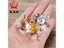 KAK 30mm Diamond Crystal Glass Knobs For Furniture Hardware Carousel 5