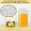 Clear Milk Carton Water Bottle Square Milk Bottle Portable Transparent Juice B Carousel 5