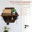 Wall Mounted Key Holder with 4 Key Hooks Decorative Key and Mail Holder with S Carousel 5