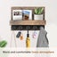 Key Holder for Wall with 5 Key Hooks Decorative Key and Mail Holder with Shelf Carousel 4