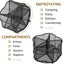 Kitchen Utensil Holder Utensil Caddy Rotating Cutlery Organizer Silverware Org Carousel 3