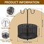 Kitchen Utensil Holder Utensil Caddy Rotating Cutlery Organizer Silverware Org Carousel 4