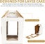 Tall Cake Box Tier Cake Boxes with Window Tiered Cake Box Tall Cake Carrier wi Carousel 5