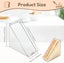 2 Pcs Triangle Sandwich Container Triangle Sandwich Box Reusable Sandwich Box Carousel 7