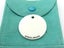 TIFFANY & CO White Bone Notes Round Charm Pendant Carousel 2