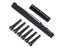 Portable 6-String Guitar Bridge Pins Saddle Nut Acoustic Cattle Tailpiece Carousel 6